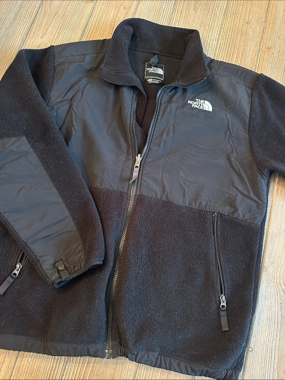 The North Face Men's Black Mixed-Material Fleece Jacket